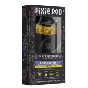 Pixie dust brand | Pixie pod 4g black diamond edition LA PUSH POP HYBRID THCa + THCP 4ml Vape - pixie Pod | pixi pod 4g | pixie dust disposable