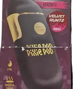 Pixie Pod Lifestyle Series 2G – Velvet Runtz Indica - pixie Pod | pixi pod 4g | pixie dust disposable
