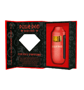 Pixie Pod Ruby Red Vape cherry Poppins - pixie Pod | pixi pod 4g | pixie dust disposable