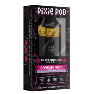 Pixie Pod Vape | Pixie pod 4g black diamond edition Amnesia Haze THCa + THCP 4ml Vape - pixie Pod | pixi pod 4g | pixie dust disposable