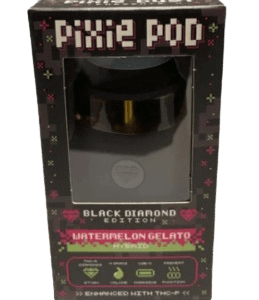 Pixie Pod Vape | Pixie pod 4g black diamond edition Watermelon Gelato THCa + THCP 4ml Vape - pixie Pod | pixi pod 4g | pixie dust disposable